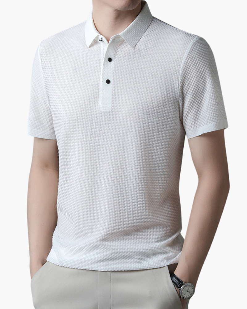 Prestigio Silk Polo Shirt (Wrinkle-Resistant)