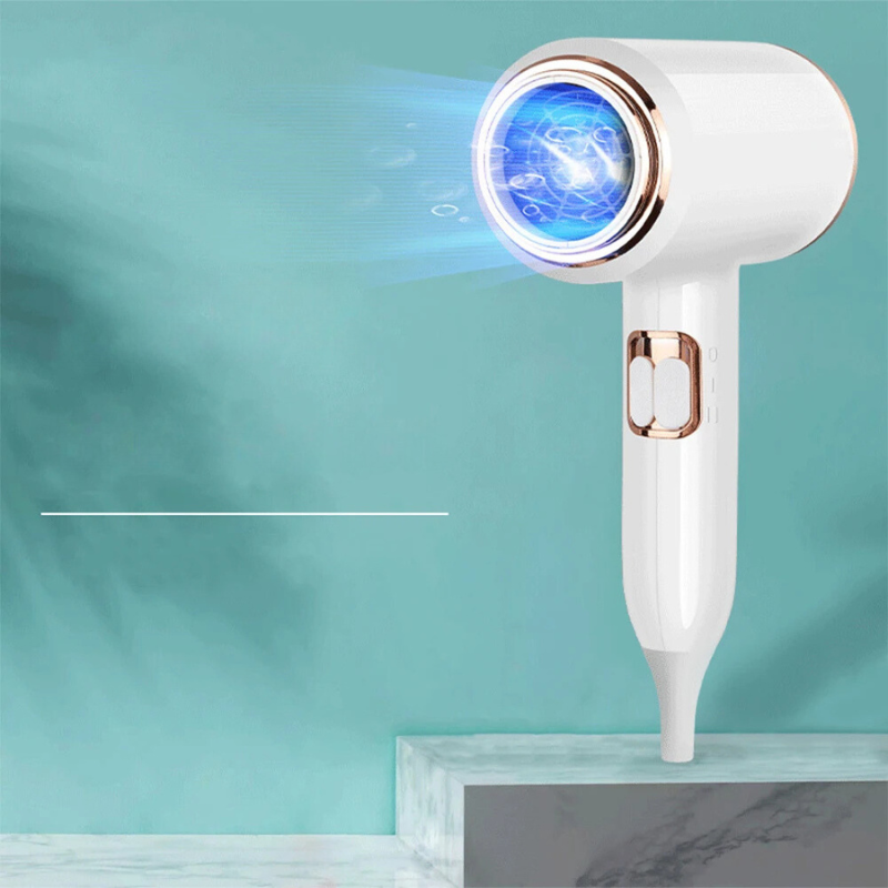 SalonPro - Wysokowydajna suszarka do włosów z podwójną regulacją temperatury i szczotką