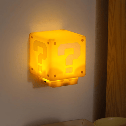 Wesoła Lampa Biurkowa w Kształcie Znaków Zapytania dla Dzieci i Miłośników Gier