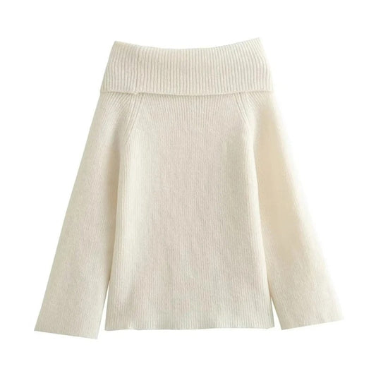 Iris | Elegancki Sweter Off-Shoulder dla Kobiet
