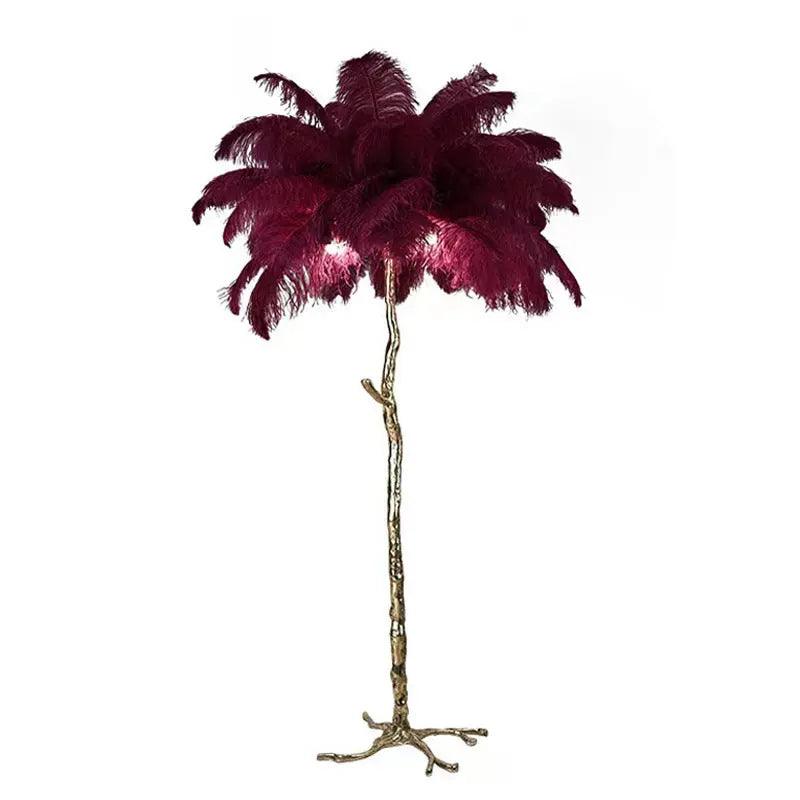 LuxeOstral - Nordic Ostrich Feather Floor Lamp