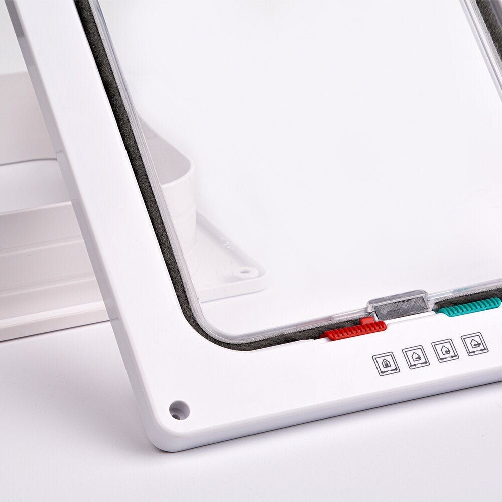 VeiligVouw | Składane drzwi z drzwiczkami dla kotów i systemem zabezpieczeń