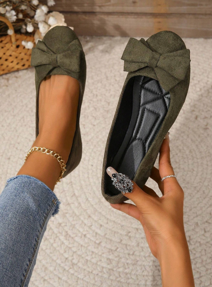 CIARA | Kobiece Mokasyny z Kokardą