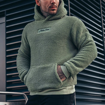 SEVEN | Męska Hoodie z Puszystego Materiału