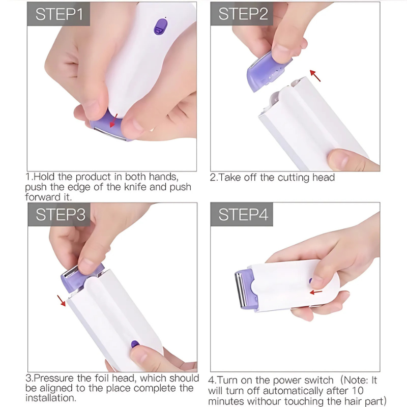 FluweelSmooth Pro | Urządzenie do depilacji laserowej | Bezbolesne usuwanie włosów | Sensa-Light Comfort