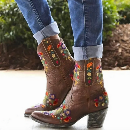 Noor | Retro Western Cowboy Boots