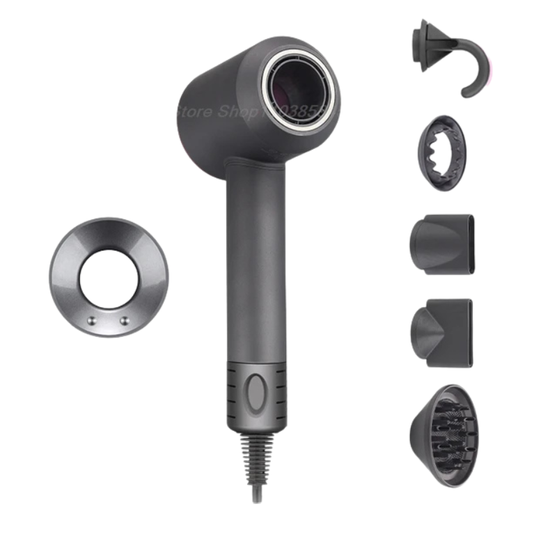 AirFlowPro - Bezłopatkowa suszarka do włosów z technologią jonową i narzędzie do stylizacji