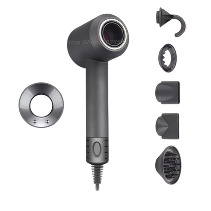 AirFlowPro - Bezłopatkowa suszarka do włosów z technologią jonową i narzędzie do stylizacji