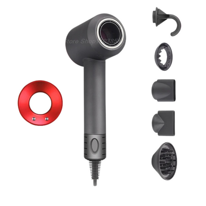 AirFlowPro - Bezłopatkowa suszarka do włosów z technologią jonową i narzędzie do stylizacji