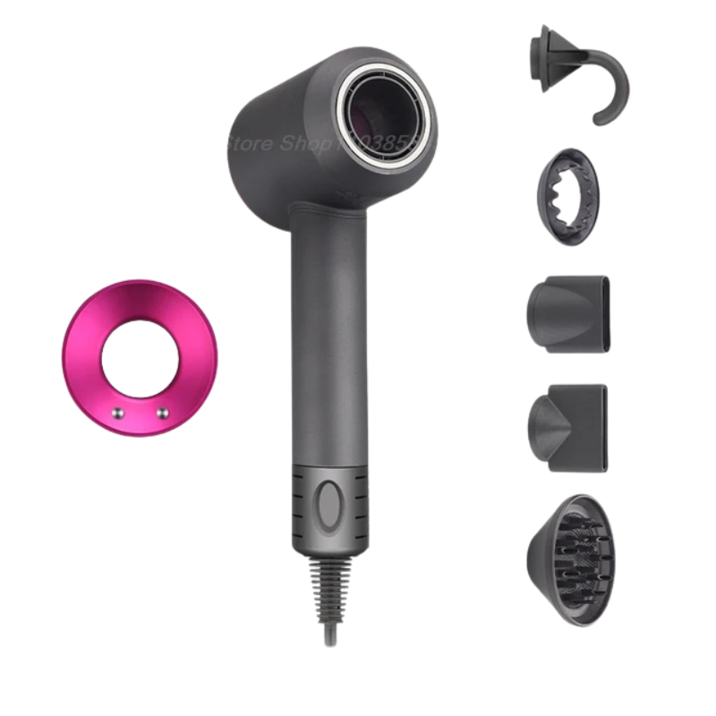 AirFlowPro - Bezłopatkowa suszarka do włosów z technologią jonową i narzędzie do stylizacji