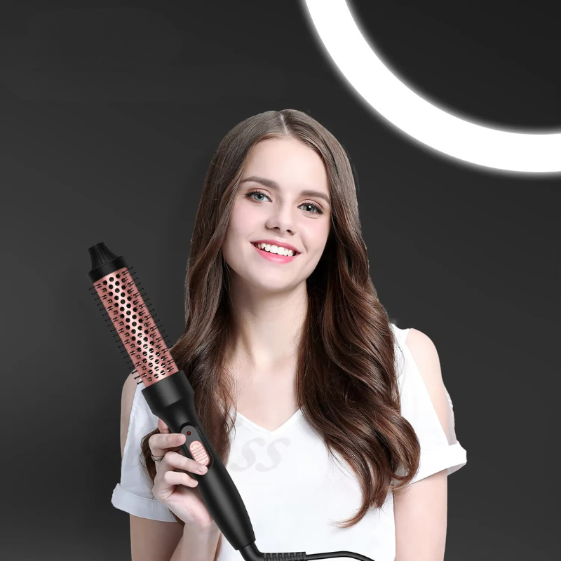 ThermaCurl - Ceramic Curling Iron and Styling Brush