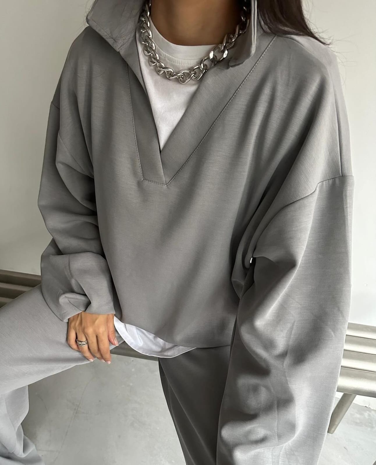 Sophie | Szara odzież domowa dla pań