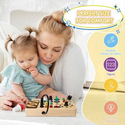 Montessori Tablica dla Dzieci z Oświetleniem LED – SparkleSense