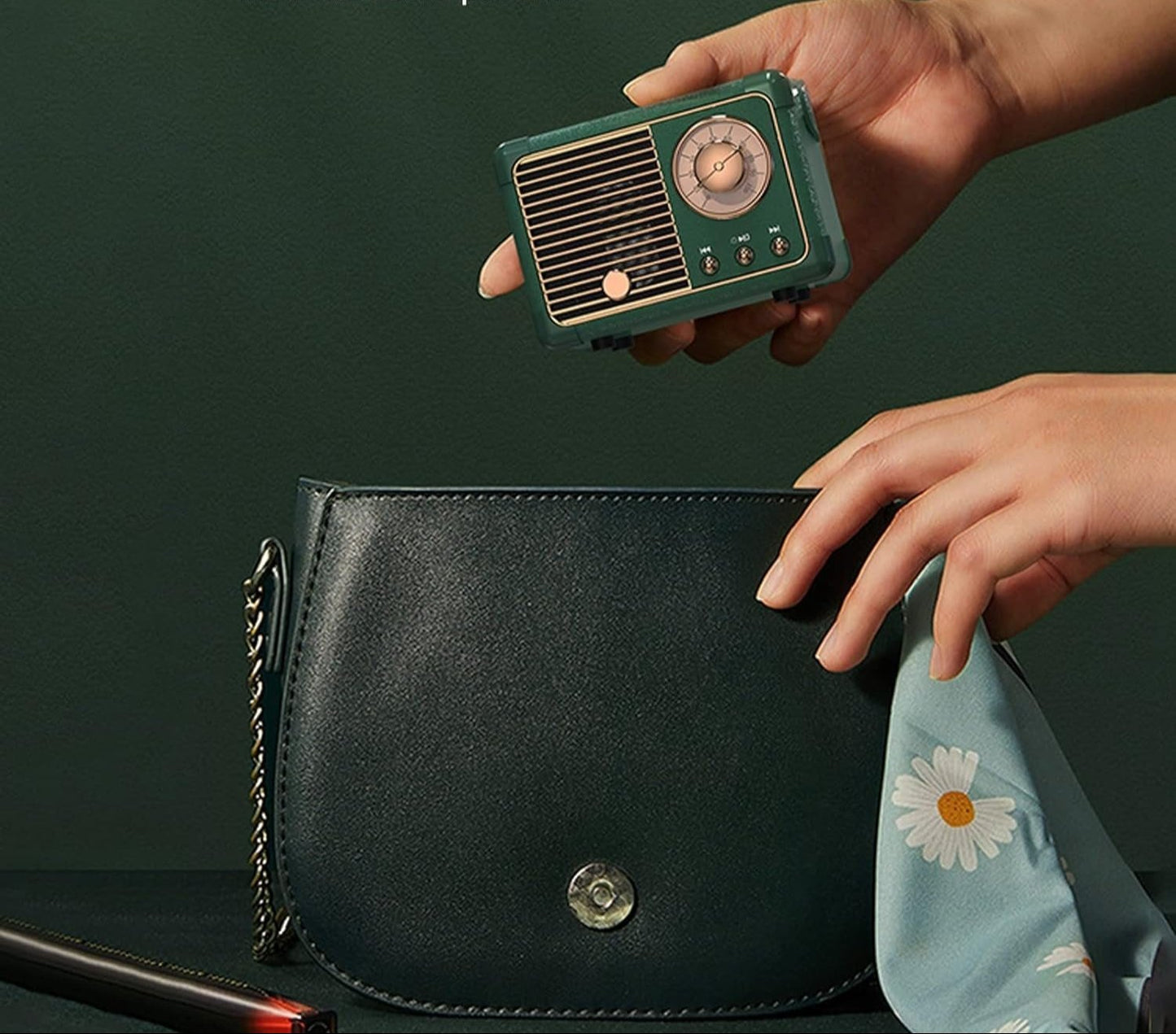 Elegancki głośnik Bluetooth z retro akcentem