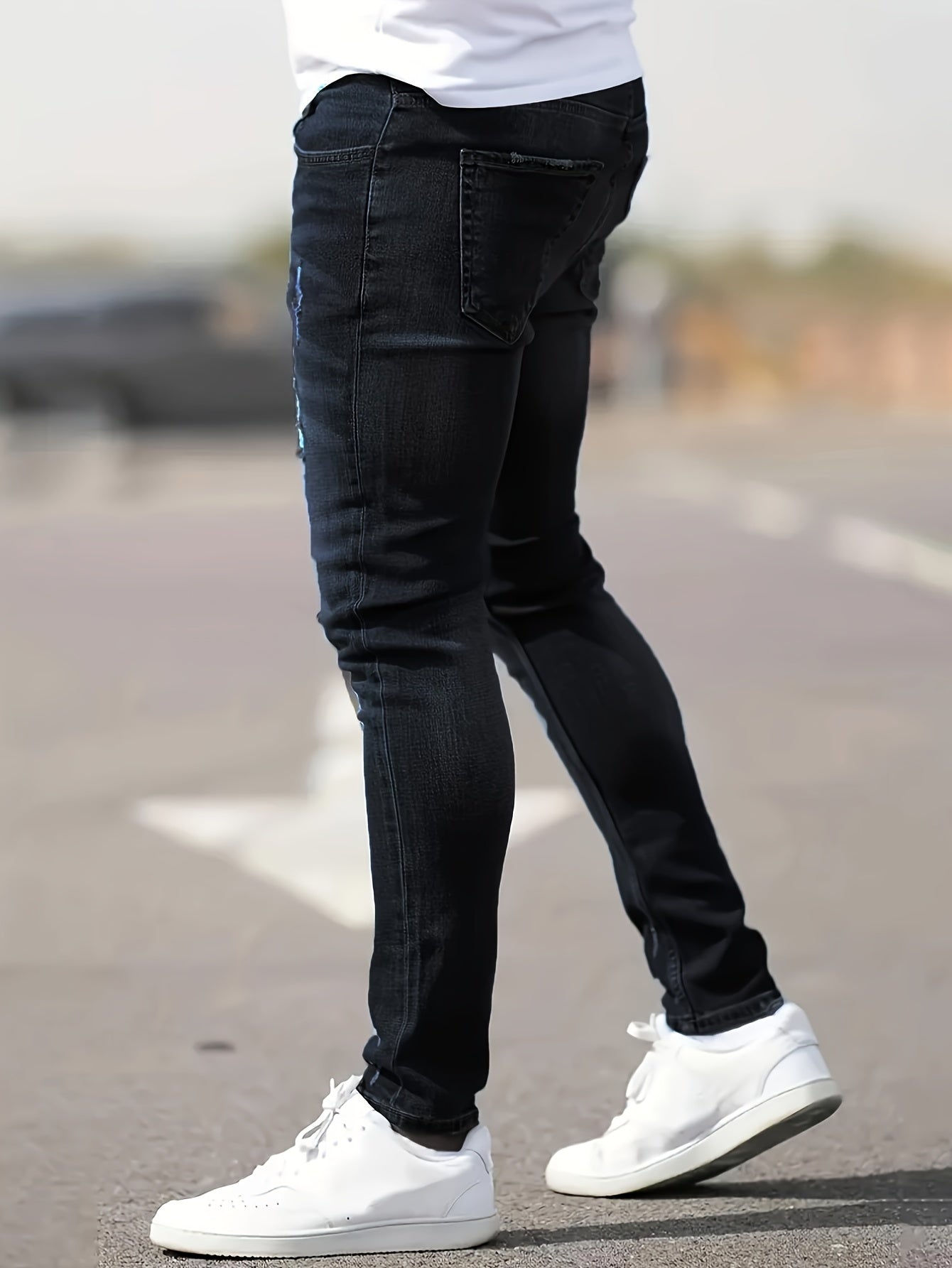 RIVER JEANS | Męskie Slim Fit Jeansy