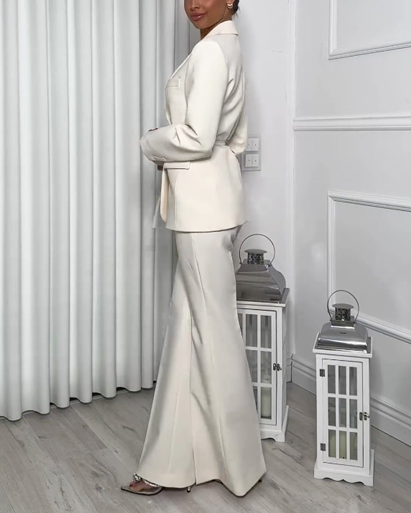 MEGAN – Stylowa damska marynarka z dopasowanymi spodniami