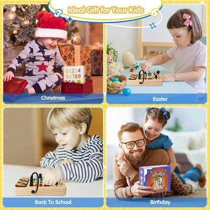 Montessori Tablica dla Dzieci z Oświetleniem LED – SparkleSense