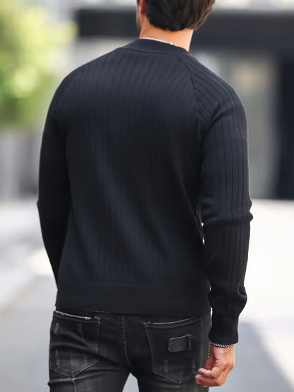MATHIS | Elegancki męski sweter z zamkiem, doskonały na codzienny styl