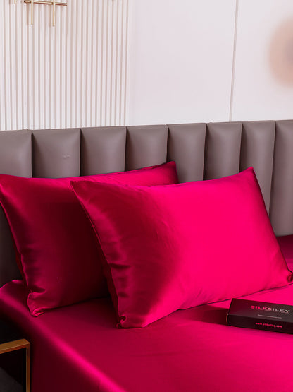 DreamSilk - Zestaw 2 poszewek z jedwabiu morwowego z dyskretnym zamkiem błyskawicznym