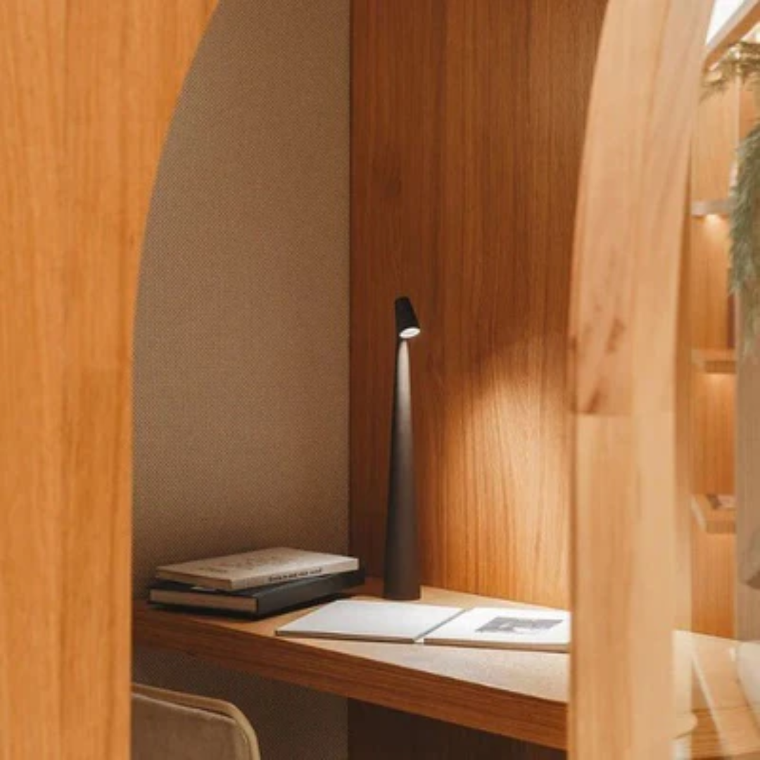 Bezprzewodowa Lampa Stołowa LED w Stylu Skandynawskim - Minimalistyczny Design