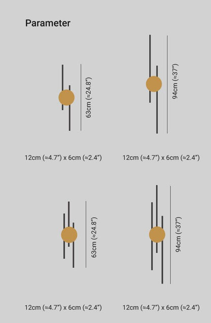 Nowoczesna LED-owa lampa ścienna przemysłowa - LumoGlow