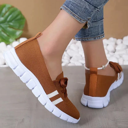 Lila | Kobiece Sportowe Buty Dzianinowe z Oddychającą Strukturą