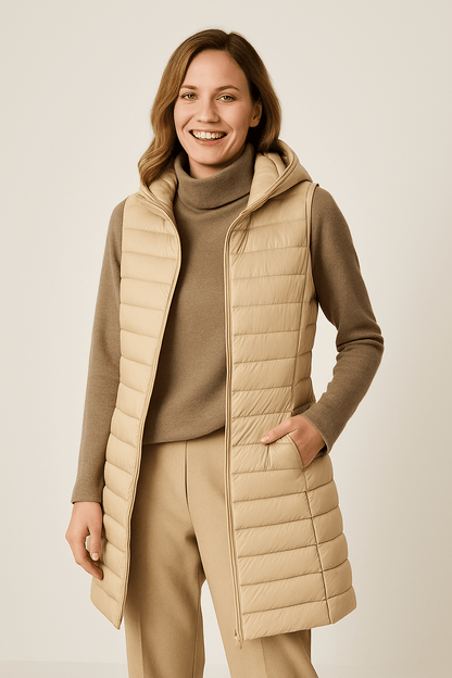 Emalie | Women's Quilted Winter Jacket with Hood