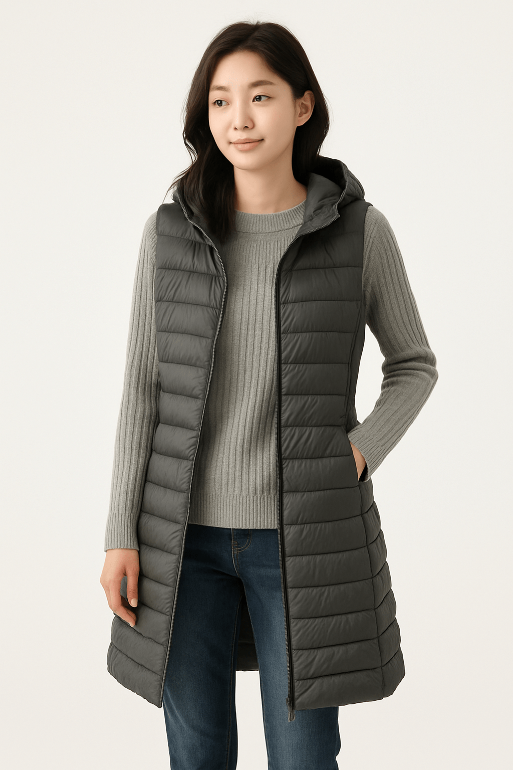 Emalie | Women's Quilted Winter Jacket with Hood