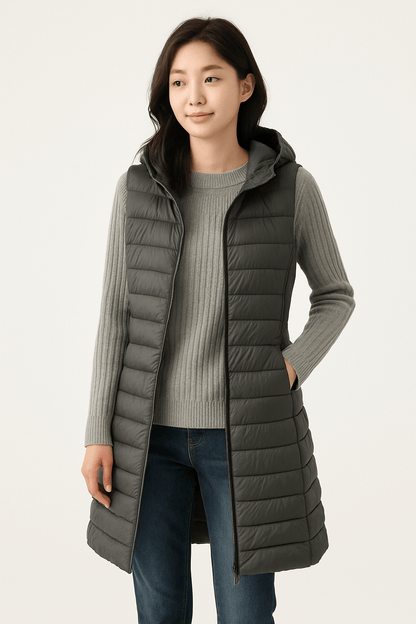 Emalie | Women's Quilted Winter Jacket with Hood