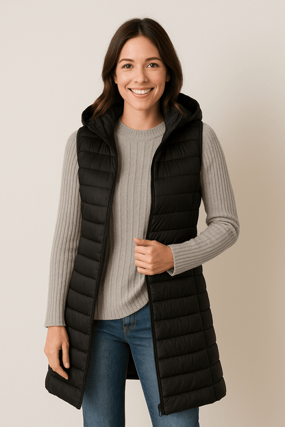 Emalie | Women's Quilted Winter Jacket with Hood
