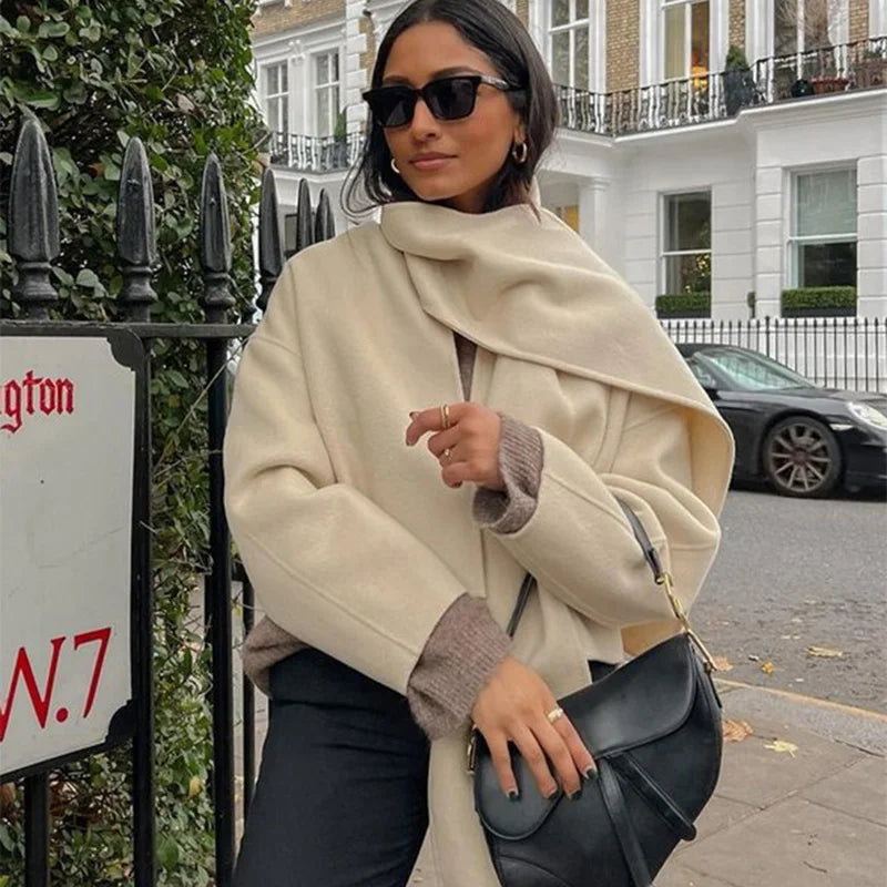 Elara Luxe Oversized Wool Coat - Ultimate Comfort