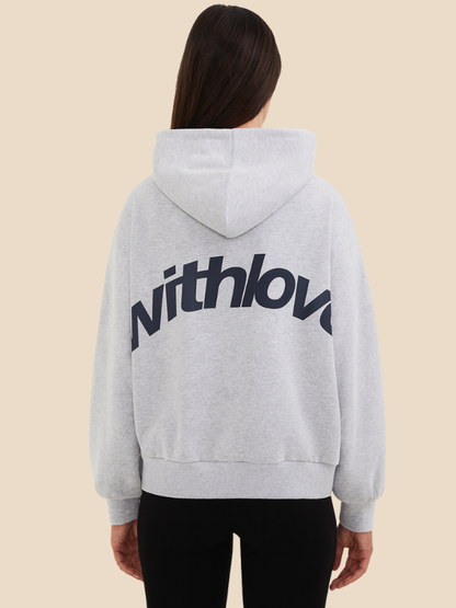 Bella | Oversized Damska Bluza z Kapturem w Stylu Streetwear