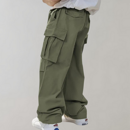 Luźne Spodnie - Oversized Cargo Pants