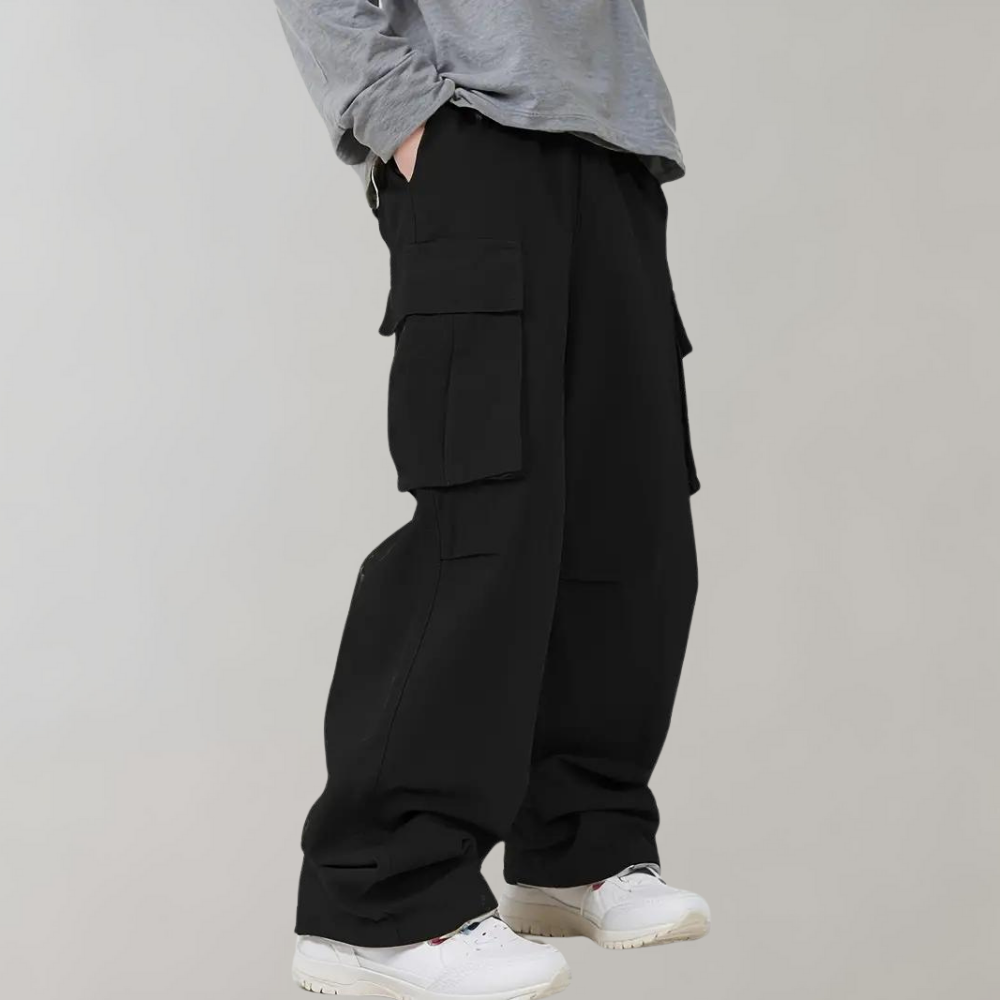 Luźne Spodnie - Oversized Cargo Pants
