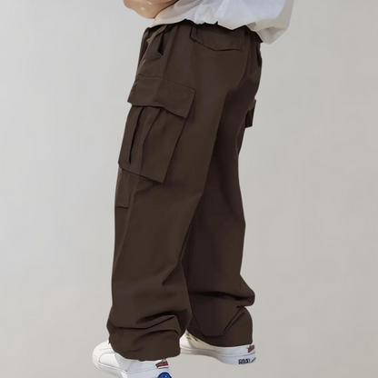 Luźne Spodnie - Oversized Cargo Pants