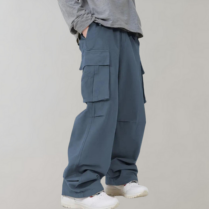 Luźne Spodnie - Oversized Cargo Pants