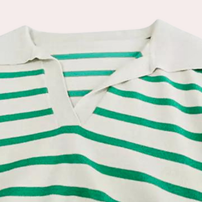 LISA - Modny sweter damski w paski na sezon jesienny