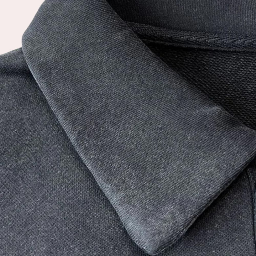 HOWEY - Męski Klasyczny Sweter Polo