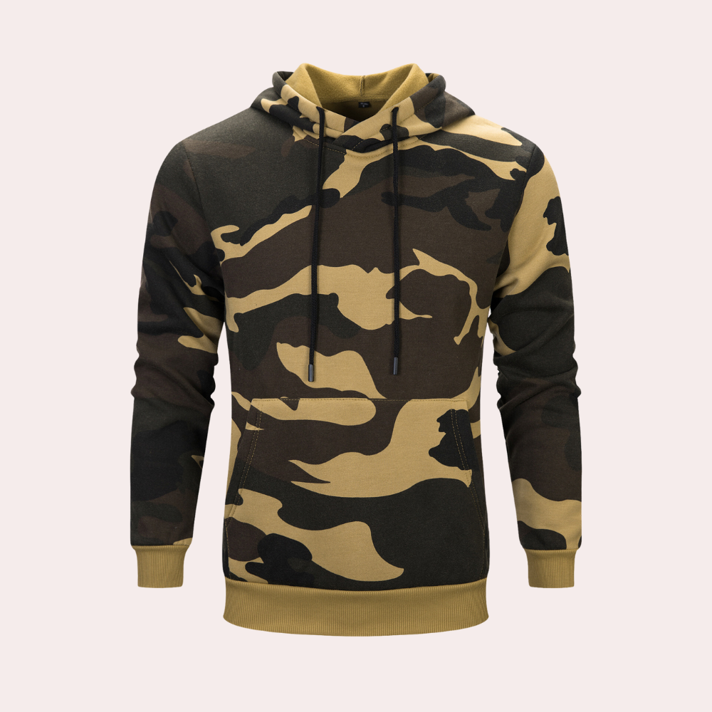 CAMO - Męska Hoodie z Kapturem