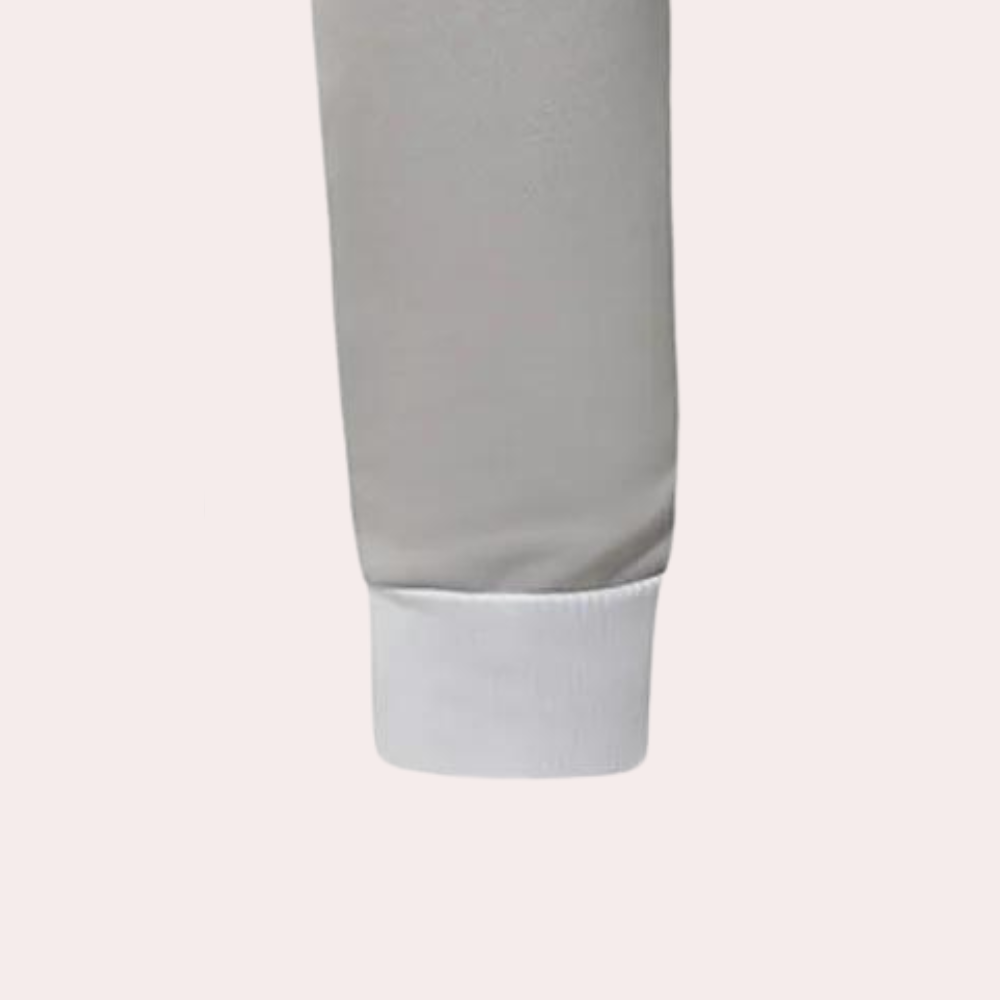 DANIEL | Męski kolorblockowy sweter z kapturem