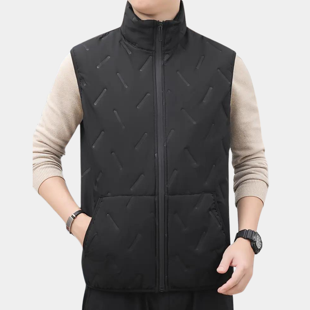 LOUKAS | Męska luźna kamizelka bez rękawów