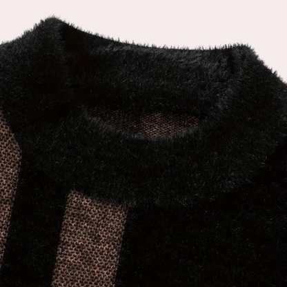 JUSTIN - Męski Sweter z Miękkiego Materiału