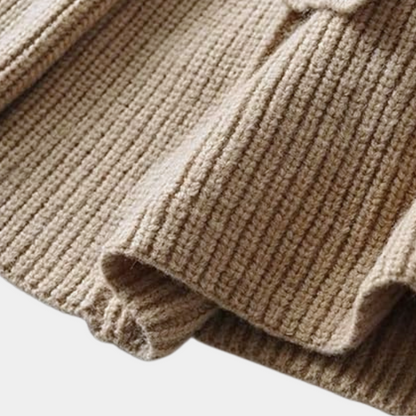 SELINA | Damski płaszcz z paskiem