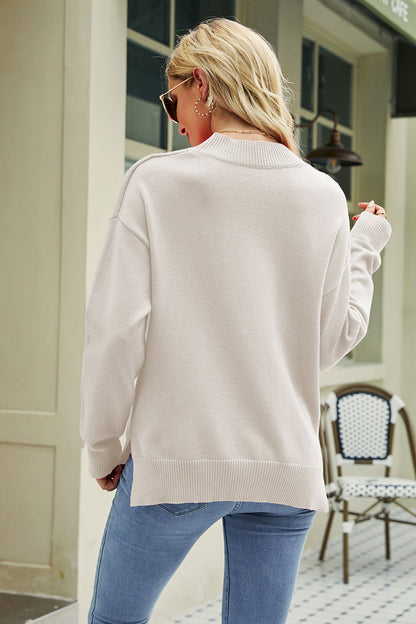 LIVIA – Sweter z ustnym nadrukiem w różnych kolorach