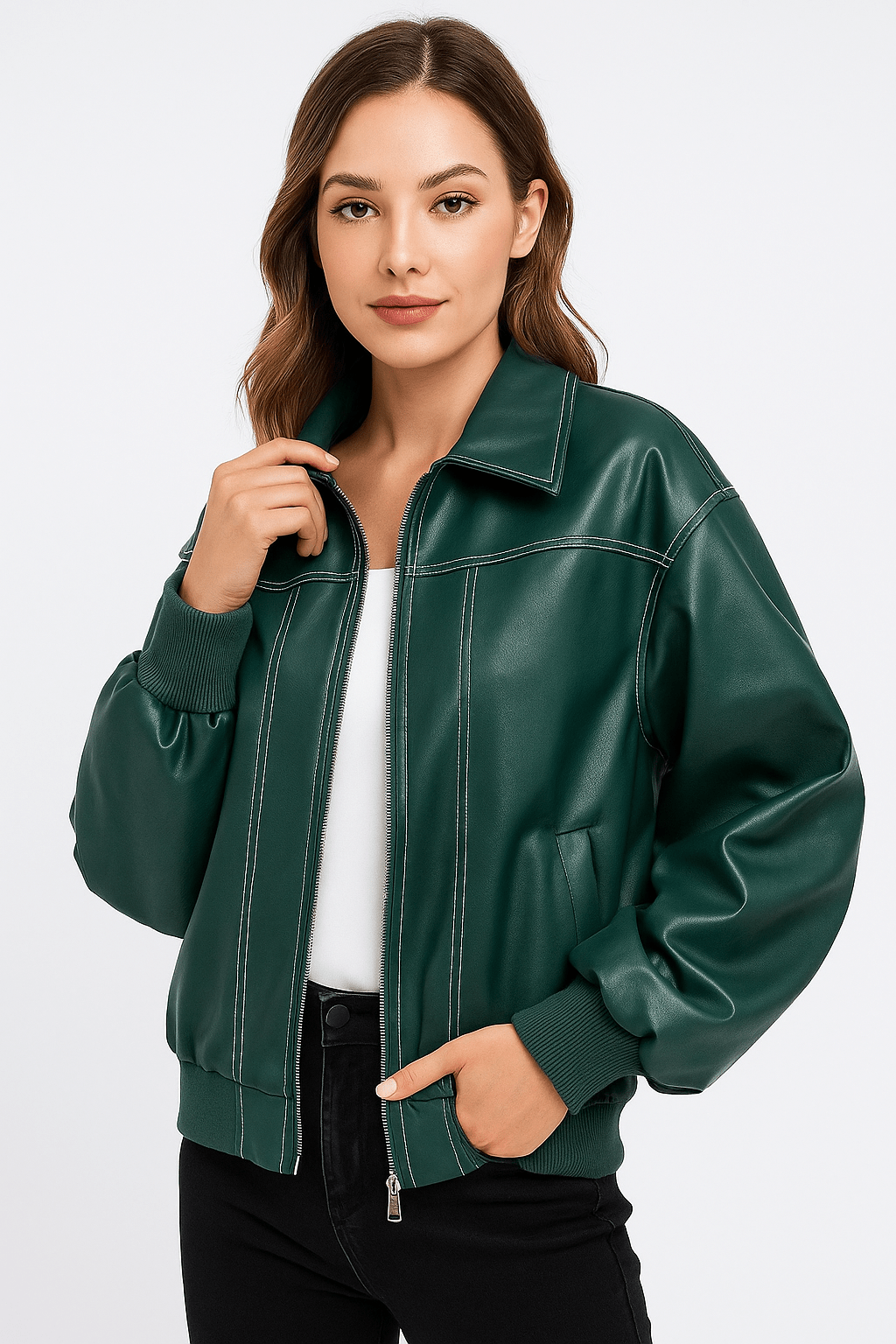 Clarisse | Kobieca Przesadna Kurtka Zimowa