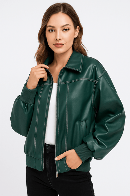 Clarisse | Kobieca Przesadna Kurtka Zimowa