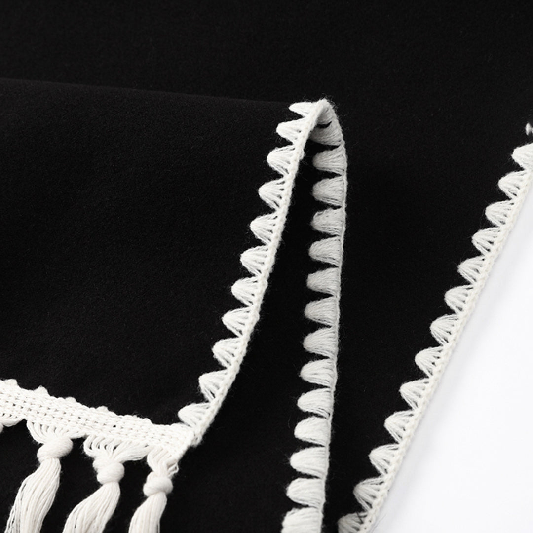 LATRICE - Stylowy Płaszcz z Szalem