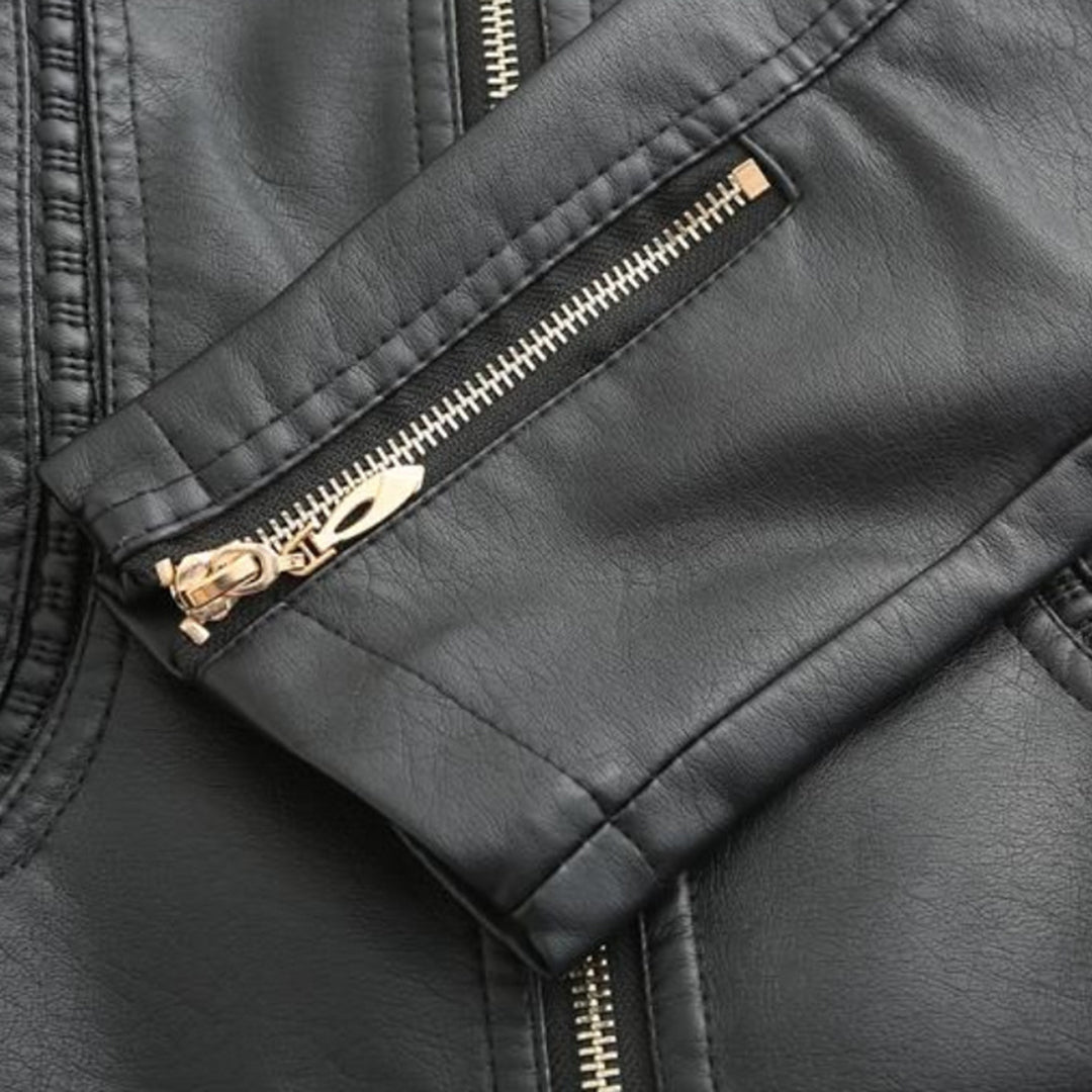 ELSA | Stylowa Skórzana Kurtka Damska