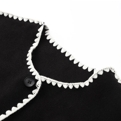 LATRICE - Stylowy Płaszcz z Szalem