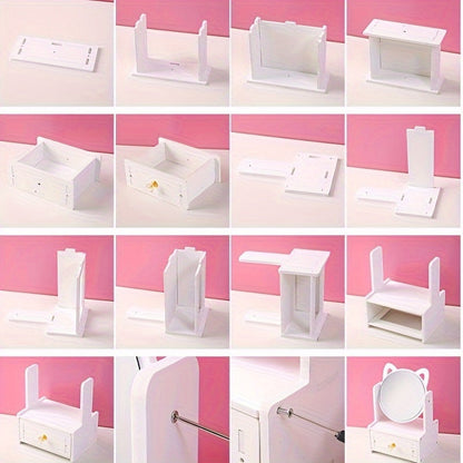 MeowGlow - Lśniący kosmetyk do makijażu z kocimi uszami i praktycznym schowkiem